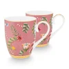 La Majorelle Set/2 Mokken Groot Roze<Pip Studio Online