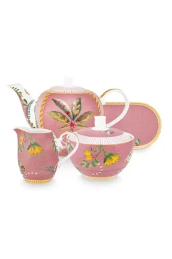 La Majorelle Thee Set/4 Roze<Pip Studio Discount