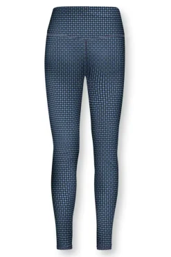 Lange Sportlegging Cross Stitch Blauw<Pip Studio Best