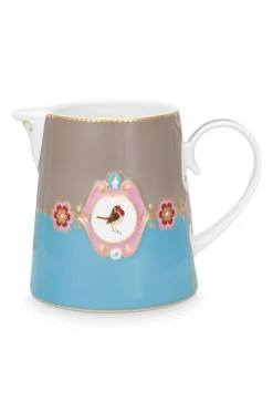 Love Birds Kan Groot Blauw/Khaki<Pip Studio Best