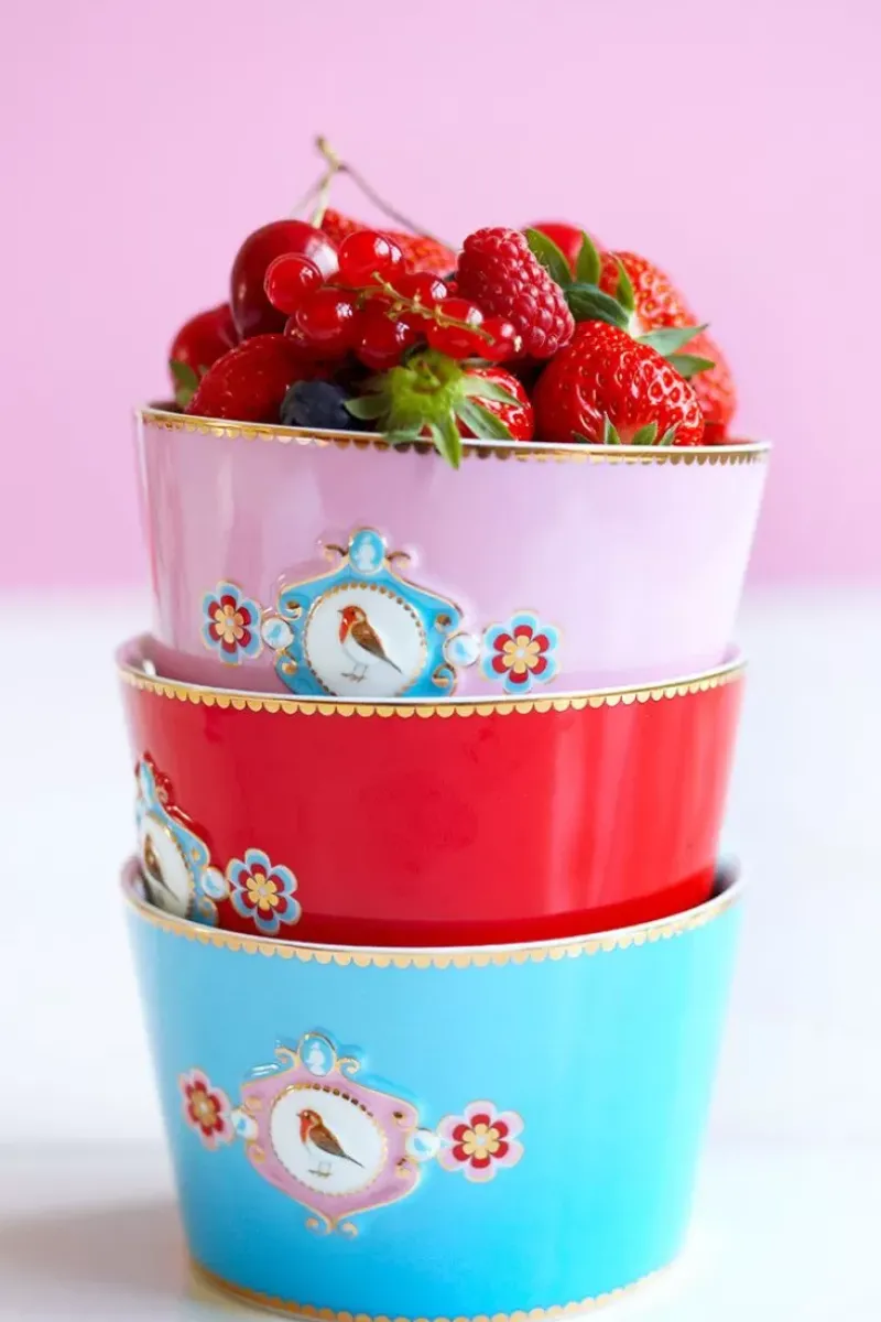 Love Birds Kom Roze 15 Cm<Pip Studio Discount