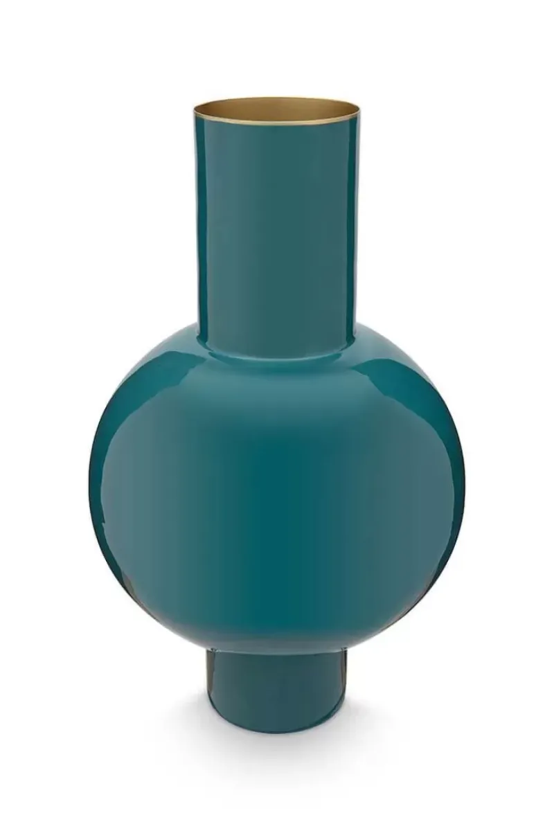 Metalen Vaas Donker 40 Cm<Pip Studio Hot