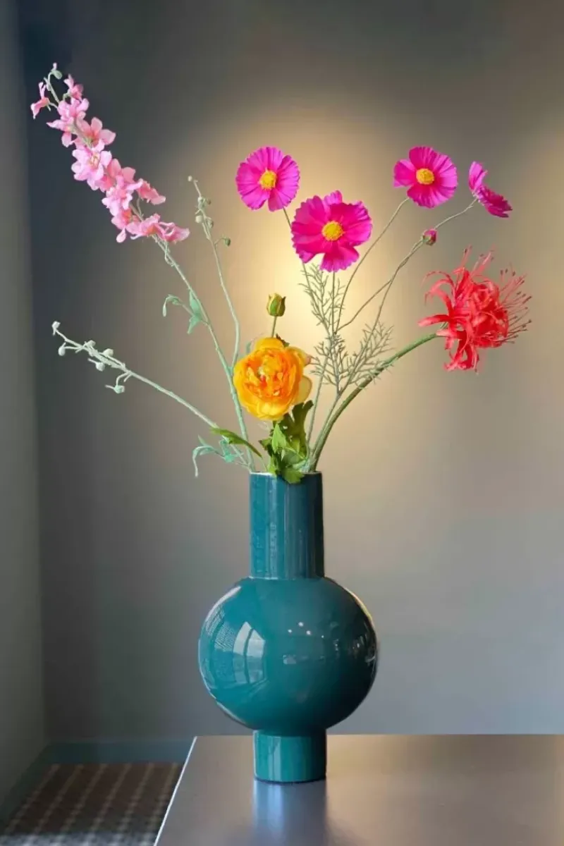 Metalen Vaas Donker 40 Cm<Pip Studio Hot