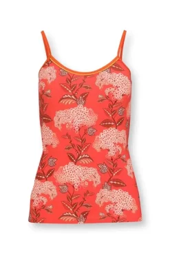 Mouwloze Top Flora Firenze Koraal<Pip Studio Best