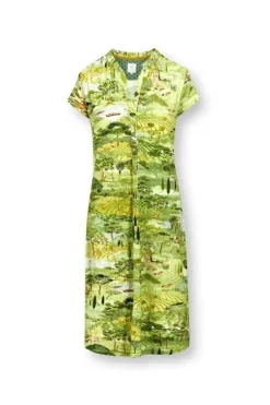 Nachthemd Korte Mouw Toscana Groen<Pip Studio Outlet