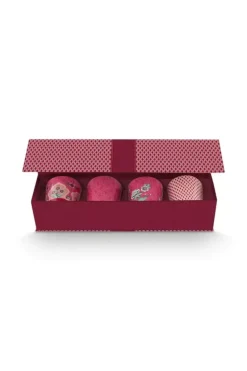 Oriental Flower Festival Set/4 Mokken Donker<Pip Studio Best