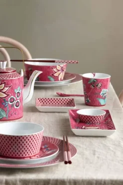 Oriental Flower Festival Set/4 Mokken Donker<Pip Studio Best