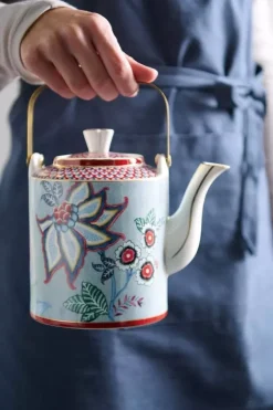 Oriental Flower Festival Theepot Medium<Pip Studio Outlet