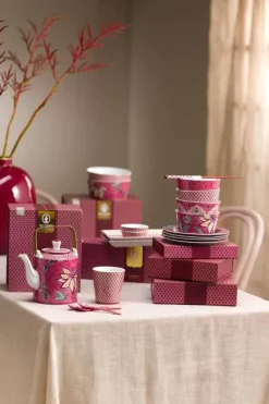 Oriental Flower Festival Set/4 Kommen Donker 12Cm<Pip Studio Sale