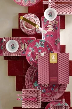 Oriental Flower Festival Set/6 Theelepels Donker<Pip Studio Hot