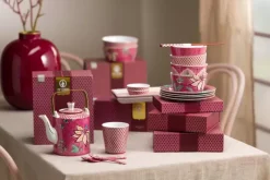 Oriental Flower Festival Set/6 Theelepels Donker<Pip Studio Hot