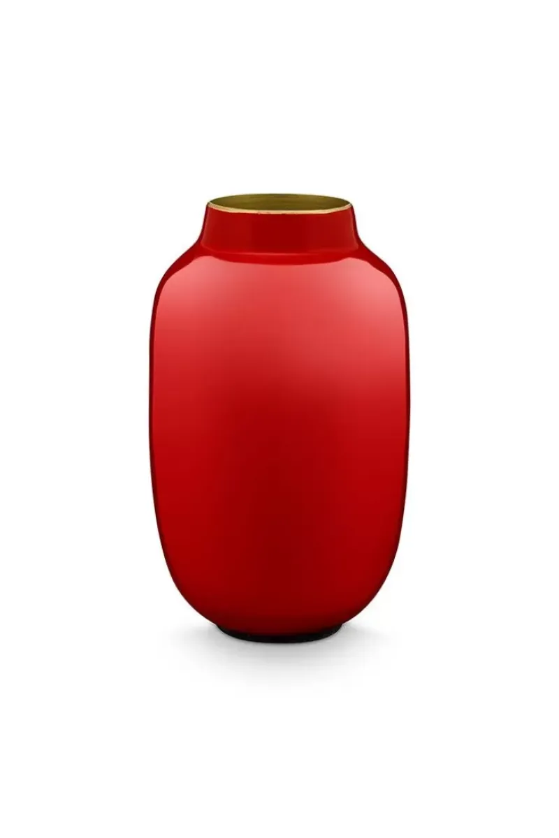 Ovale Mini Vaas Red 14 Cm<Pip Studio New