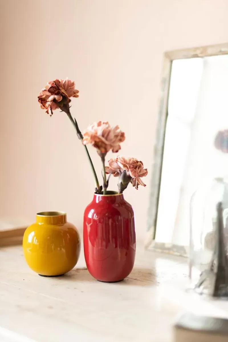 Ovale Mini Vaas Red 14 Cm<Pip Studio New