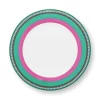 Pip Chique Stripes Dinerbord Roze/Groen 28Cm<Pip Studio