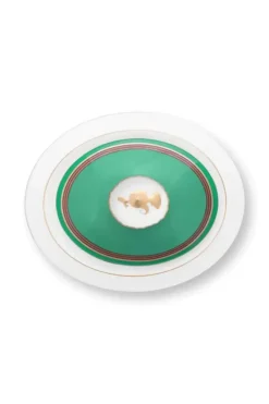 Pip Chique Stripes Suikerpot Roze/Groen<Pip Studio Discount