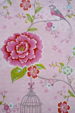 Birds In Paradise Vliesbehang Roze<Pip Studio Best