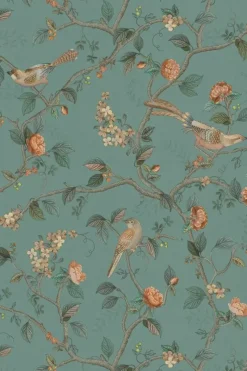 Good Nightingale Vliesbehang Petrol<Pip Studio Discount