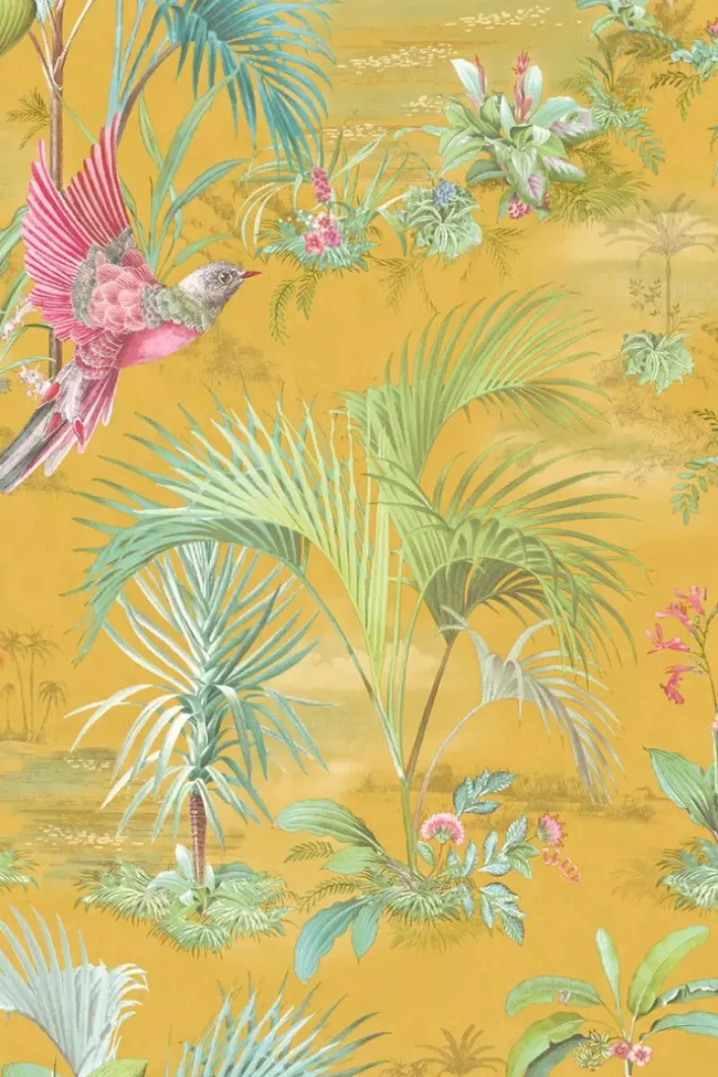 Palm Scene Vliesbehang<Pip Studio Outlet