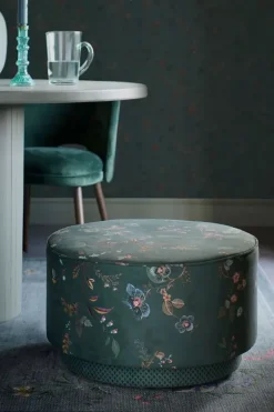Poef Large Kawai Flower Groen<Pip Studio New