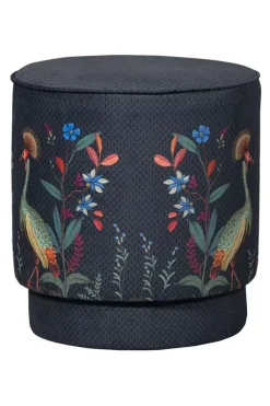 Poef Medium Flirting Birds Blauw<Pip Studio