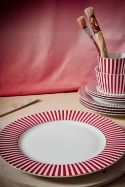 Royal Stripes Dinerbord Donker 26.5Cm<Pip Studio Hot