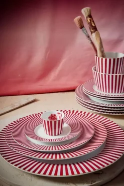 Royal Stripes Dinerbord Donker 26.5Cm<Pip Studio Hot