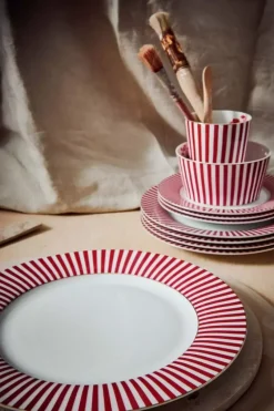 Royal Stripes Dinerbord Donker 26.5Cm<Pip Studio Hot