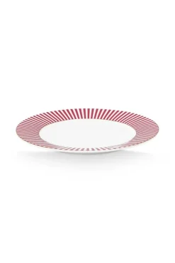 Royal Stripes Gebaksbord Donker 17Cm<Pip Studio Discount