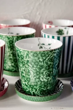Royal Stripes Mok Bloemen & Theetip<Pip Studio Discount