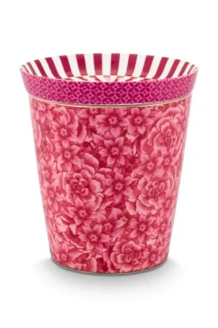 Royal Stripes Mok Bloemen & Theetip Donker<Pip Studio New