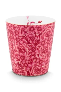 Royal Stripes Mok Bloemen & Theetip Donker<Pip Studio New