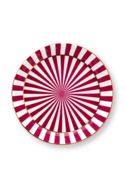 Royal Stripes Mok Bloemen & Theetip Donker<Pip Studio New