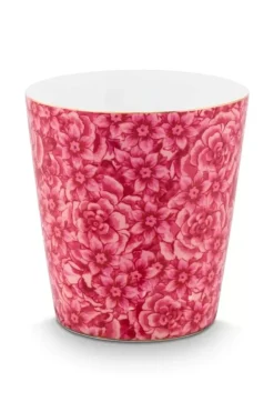 Royal Stripes Mok Bloemen & Theetip Donker<Pip Studio New