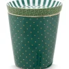 Royal Stripes Mok Stippen & Theetip Groen<Pip Studio Best
