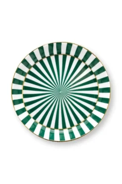 Royal Stripes Mok Stippen & Theetip Groen<Pip Studio Best