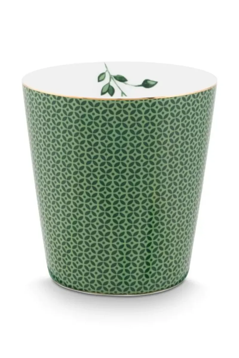 Royal Stripes Mok Tegels & Theetip Groen<Pip Studio