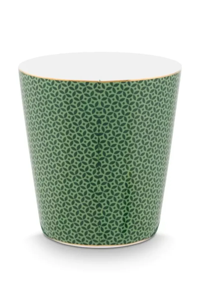 Royal Stripes Mok Tegels & Theetip Groen<Pip Studio