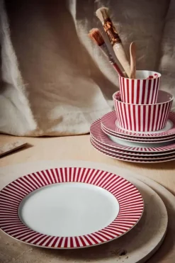 Royal Stripes Ontbijtbord Donker 21Cm<Pip Studio Sale