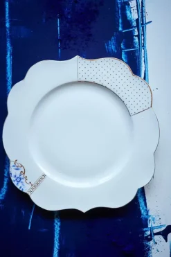 Royal White Dinerbord Golden Dots 28 Cm<Pip Studio Clearance
