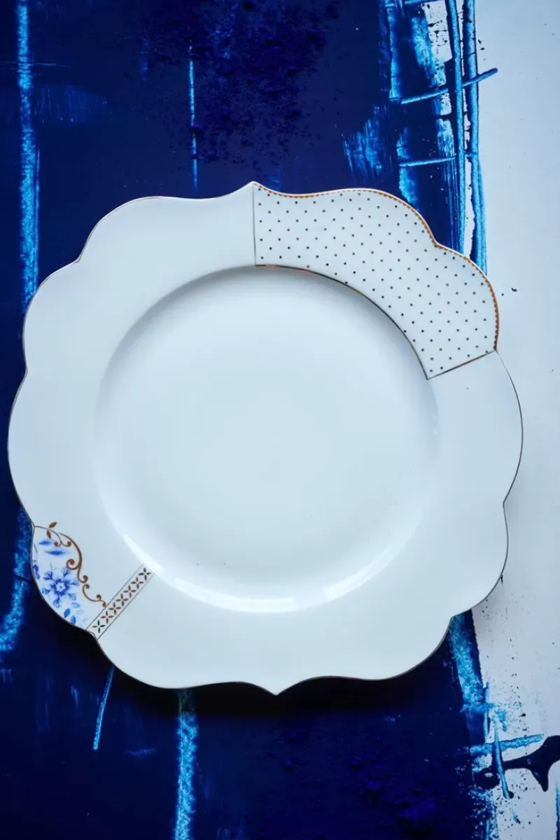 Royal White Dinerbord Golden Dots 28 Cm<Pip Studio Clearance