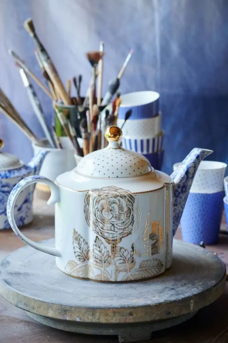 Royal White Theepot<Pip Studio Outlet