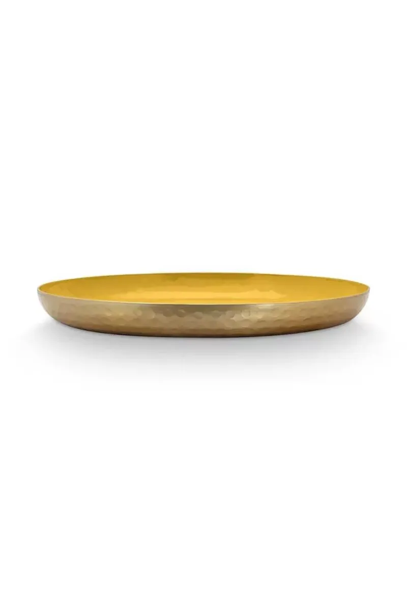 Schaal Geemailleerd Oker 40Cm<Pip Studio Outlet