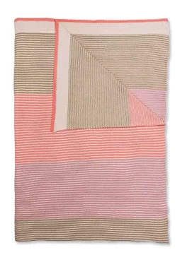 Throw Blockstripe Pastel<Pip Studio Sale
