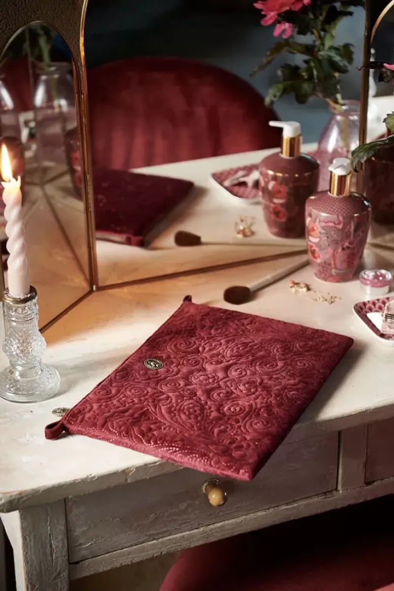 Toilettas Groot Velvet Quiltey Days<Pip Studio Online