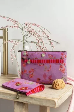 Toilettas Kawai Flower Combi Fuchsia<Pip Studio