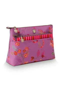 Toilettas Kawai Flower Combi Fuchsia<Pip Studio