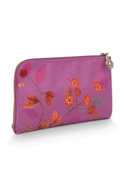 Toilettas Rits Kawai Flower Fuchsia<Pip Studio Sale