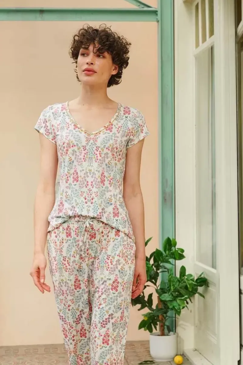 Top Korte Mouw Primavera Wit<Pip Studio Best