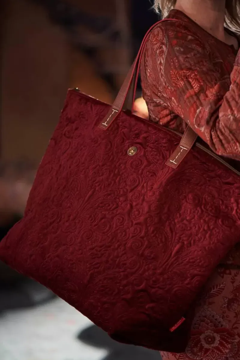 Tote Bag Velvet Quiltey Days<Pip Studio Sale
