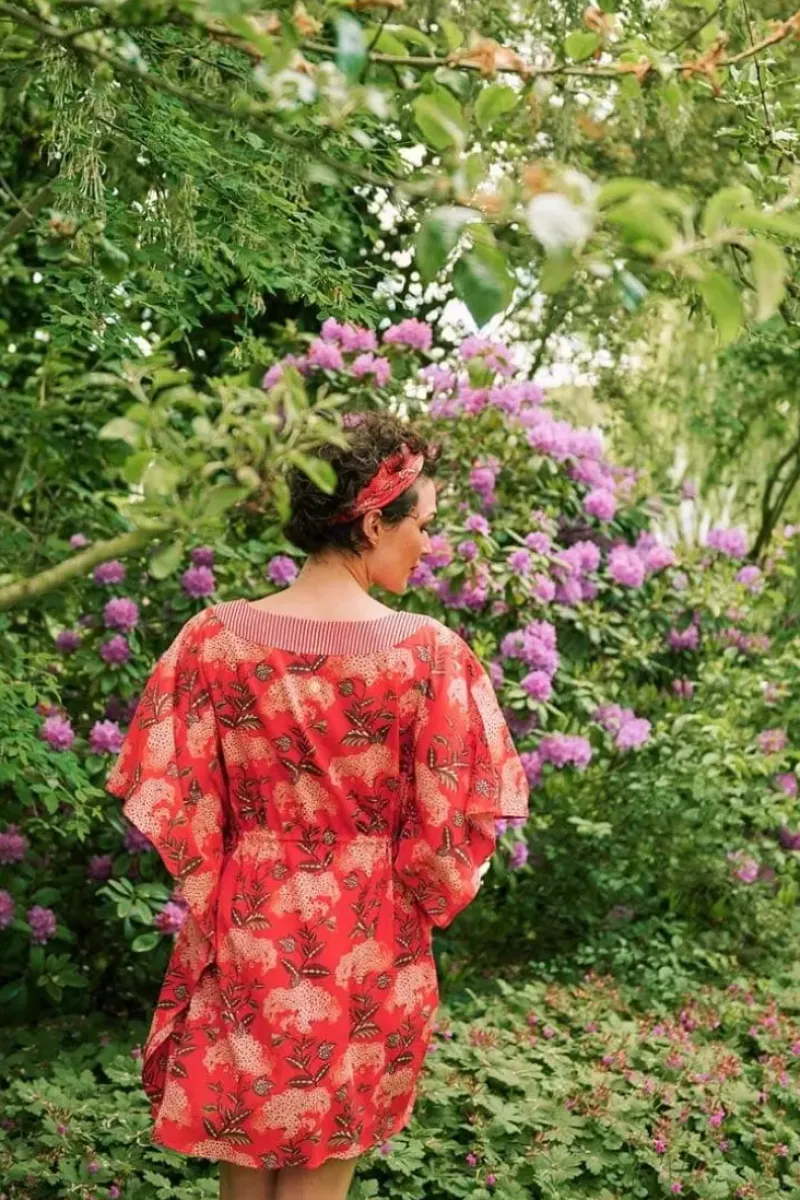 Tuniek Flora Firenze Koraal<Pip Studio Online